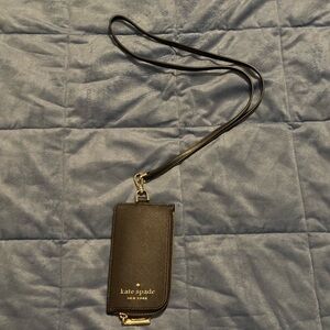 Kate Spade Black Leather Crossbody Pouch